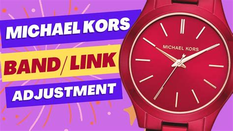 michael kors watch setting day|Michael Kors Watch date adjustment.